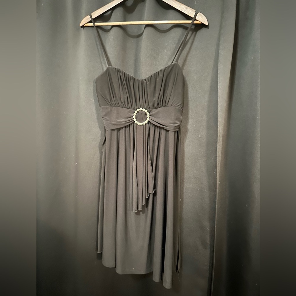 Donuts, Inc. Vintage Black Cocktail Mini  Dress